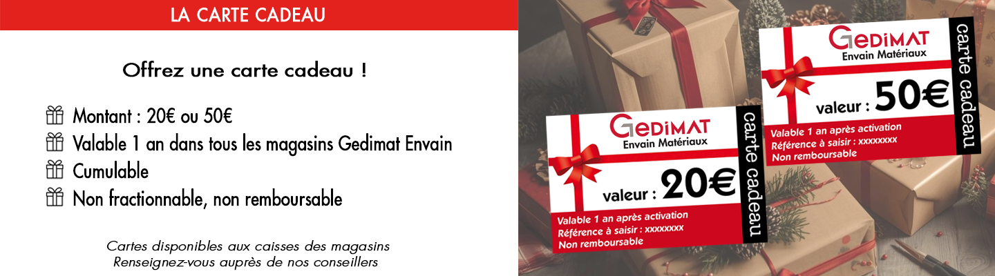 Carte cadeau Envain
