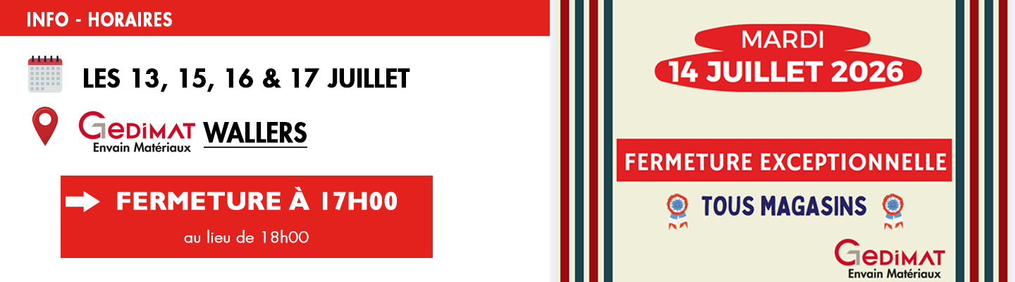 Horaires modifiés