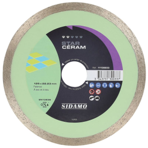 Disque diamant Ø125 STAR CERAM faïence