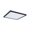 Panneau LED Atria Shine noir 293x293mm 16W 230V 3000K