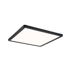 Panneau LED Atria Shine noir 293x293mm 16W 230V 3000K