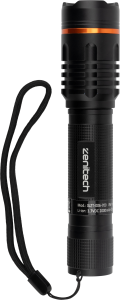 Lampe torche led rechargeable 700/350/156  lumens avec zoom