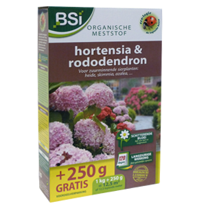 Engrais bio hortensia-rhododendron 1kg + 250g GRATUIT