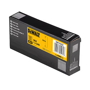 Pointes 18Ga 1.02x30mm DEWALT - Pack 5000 clous /DNBT1830GZ pour cloueur de finition DCN680D2