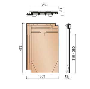 Tuile Chatiere Grille Actua Ardoise Koramic Envain Materiaux