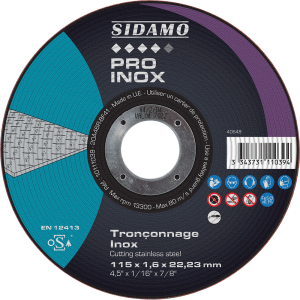 Disque tronçonnage Ø115 PRO INOX