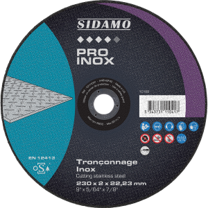 Disque tronçonnage Ø230 PRO INOX