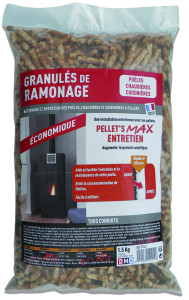 Granulés de ramonage Flam&co - 3 kg de Pellet de ramonage 2017115