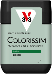 Peinture COLORISSIM Satin 0,075L Lichen Testeur