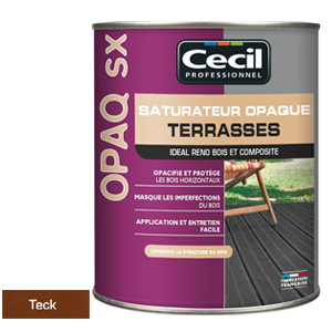 Saturateur opaque Terrasses Teck 1L