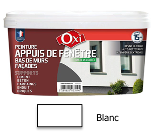 Peinture APPUIS DE FENETRE Blanc 2,5L