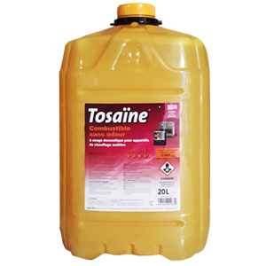 Pétrole TOSAINE 20L sans odeur (sauf au démarrage) - Tecniba